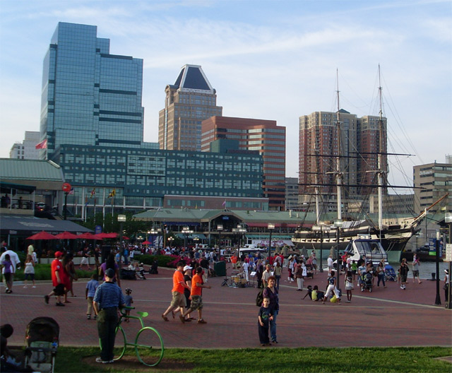 Le quartier du port de Baltimore, une réussite!